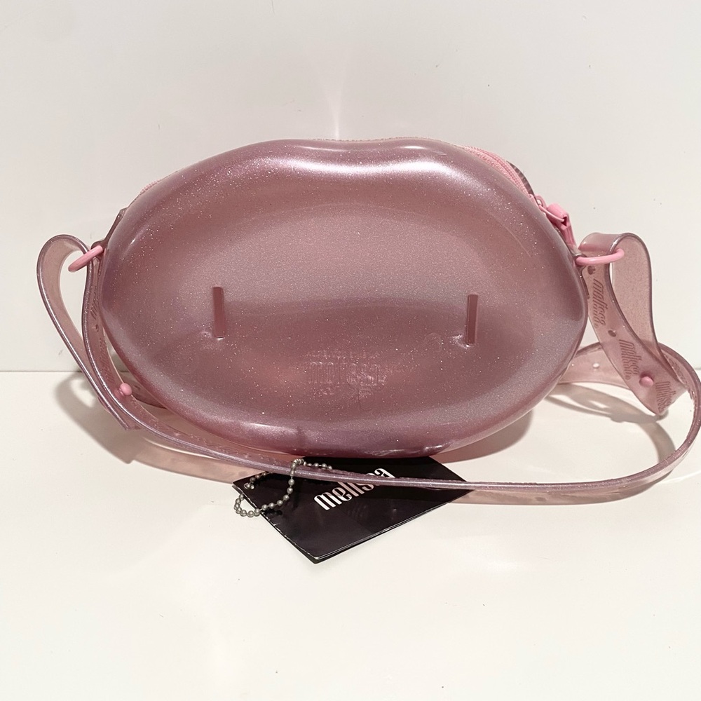 Melissa Rose Glitter Lips Bag Crossbody Belt Bag - Picture 6 of 11